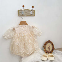 Load image into Gallery viewer, Baby Girls Embroidered Rompers Wholesale 230208372

