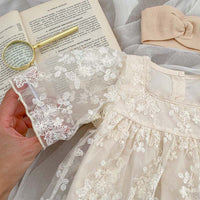 Load image into Gallery viewer, Baby Girls Embroidered Rompers Wholesale 230208372

