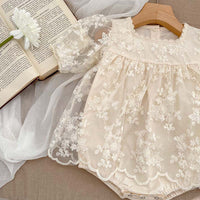 Load image into Gallery viewer, Baby Girls Embroidered Rompers Wholesale 230208372
