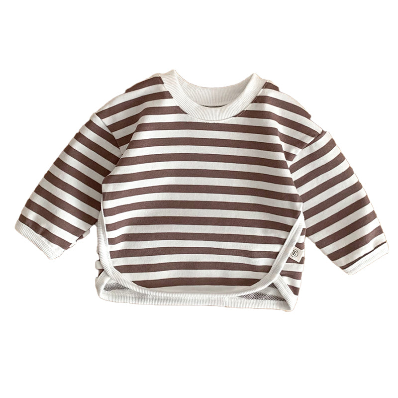 Baby Unisex Striped Hoodies Sweatshirts Wholesale 23020839