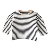 Load image into Gallery viewer, Baby Unisex Solid Color Striped Tops Wholesale 23020850
