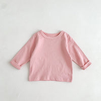 Load image into Gallery viewer, Baby Unisex Solid Color Striped Tops Wholesale 23020850
