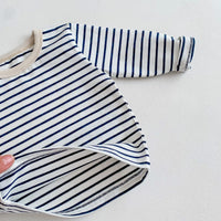 Load image into Gallery viewer, Baby Unisex Solid Color Striped Tops Wholesale 23020850
