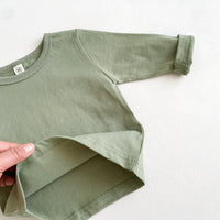 Load image into Gallery viewer, Baby Unisex Solid Color Striped Tops Wholesale 23020850
