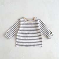 Load image into Gallery viewer, Baby Unisex Solid Color Striped Tops Wholesale 23020850
