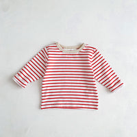 Load image into Gallery viewer, Baby Unisex Solid Color Striped Tops Wholesale 23020850
