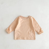 Load image into Gallery viewer, Baby Unisex Solid Color Striped Tops Wholesale 23020850
