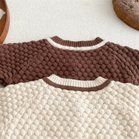 Load image into Gallery viewer, Baby Unisex Solid Color Knitwear Jumpsuits And Hats Wholesale 23020862
