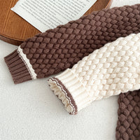 Load image into Gallery viewer, Baby Unisex Solid Color Knitwear Jumpsuits And Hats Wholesale 23020862
