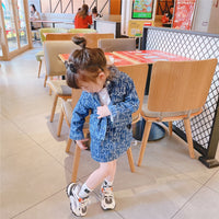 Load image into Gallery viewer, 2 Pieces Set Baby Kid Girls Letters Jackets Outwears And Skirts Wholesale 23021002
