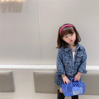 Load image into Gallery viewer, 2 Pieces Set Baby Kid Girls Letters Jackets Outwears And Skirts Wholesale 23021002
