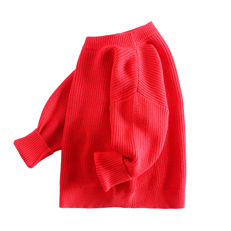 Baby Kid Unisex Solid Color Sweaters Knitwear Wholesale 230210111