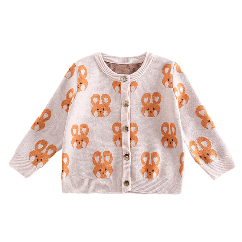 Baby Kid Girls Animals Cardigan Knitwear Wholesale 230210116