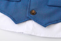 Load image into Gallery viewer, 2 Pieces Set Baby Kid Boys Bow Tops And Solid Color Shorts Wholesale 230210117
