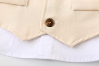 Load image into Gallery viewer, 2 Pieces Set Baby Kid Boys Bow Tops And Solid Color Shorts Wholesale 230210117
