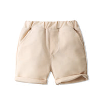 Load image into Gallery viewer, 2 Pieces Set Baby Kid Boys Bow Tops And Solid Color Shorts Wholesale 230210117
