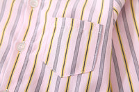 Load image into Gallery viewer, 2 Pieces Set Baby Kid Boys Birthday Party Striped Bow Shirts And Solid Color Jumpsuits Wholesale 230210121
