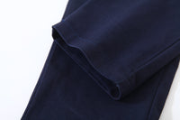 Load image into Gallery viewer, 2 Pieces Set Baby Kid Boys Birthday Party Striped Bow Shirts And Solid Color Jumpsuits Wholesale 230210121
