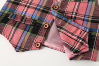 Load image into Gallery viewer, 3 Pieces Set Baby Kid Boys Birthday Party Bow Shirts Checked Vests Waistcoats And Pants Wholesale 230210122
