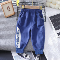 Load image into Gallery viewer, 2 Pieces Set Baby Kid Boys Letters Polo Shirts And Pants Wholesale 230210133
