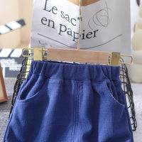 Load image into Gallery viewer, 2 Pieces Set Baby Kid Boys Letters Polo Shirts And Pants Wholesale 230210133
