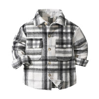 Load image into Gallery viewer, Baby Kid Boys Checked Shirts Wholesale 230210135
