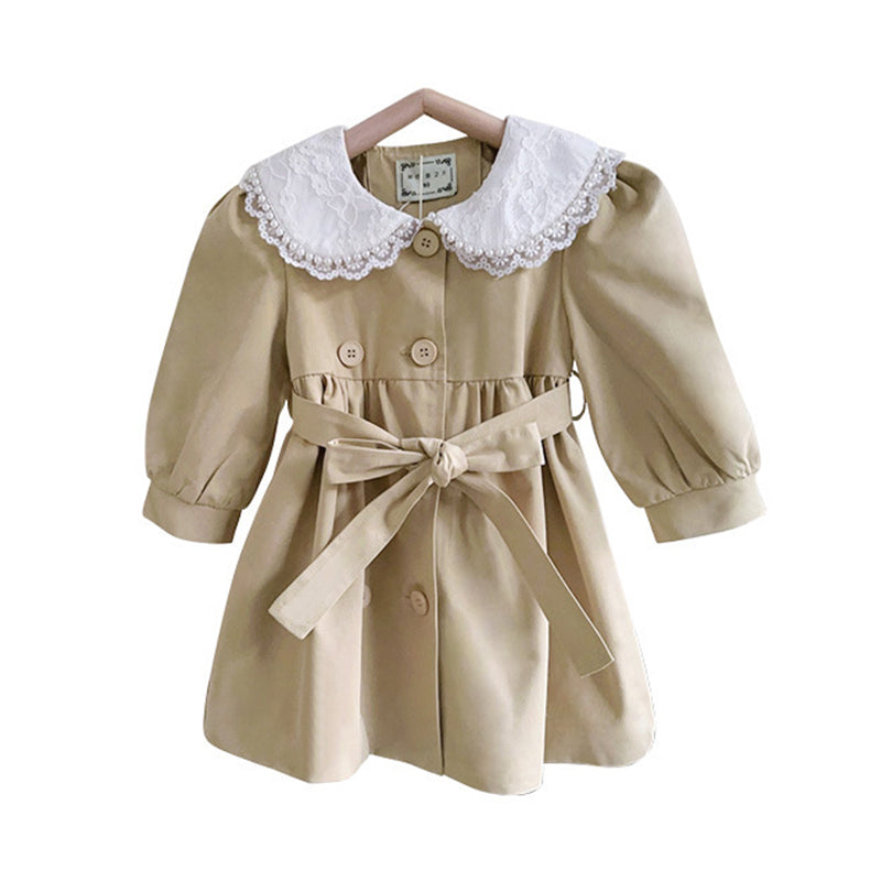 Baby Kid Girls Lace Coats Wholesale 230210181