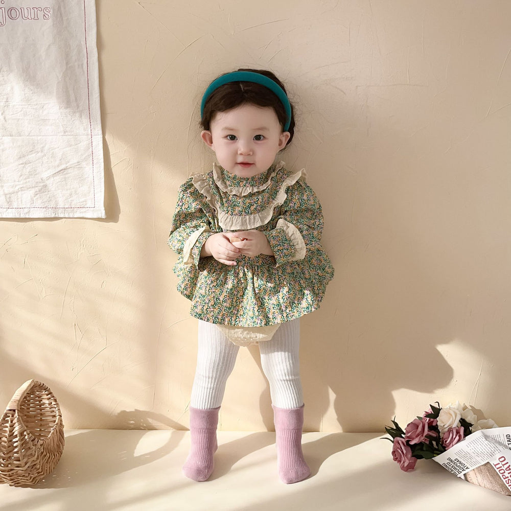 Baby Girls Flower Rompers Wholesale 230210228