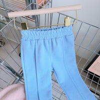 Load image into Gallery viewer, 2 Pieces Set Baby Kid Girls Bow Jackets Outwears And Color-blocking Pants Wholesale 230210233
