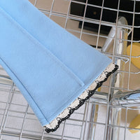 Load image into Gallery viewer, 2 Pieces Set Baby Kid Girls Bow Jackets Outwears And Color-blocking Pants Wholesale 230210233
