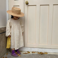 Load image into Gallery viewer, Baby Kid Girls Solid Color Embroidered Dresses Wholesale 230210241
