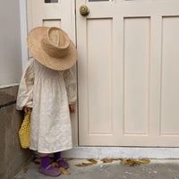 Load image into Gallery viewer, Baby Kid Girls Solid Color Embroidered Dresses Wholesale 230210241
