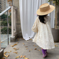 Load image into Gallery viewer, Baby Kid Girls Solid Color Embroidered Dresses Wholesale 230210241
