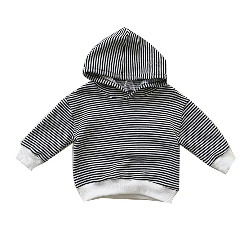 Baby Kid Unisex Striped Hoodies Sweatshirts And Solid Color Jumpsuits Wholesale 230210270