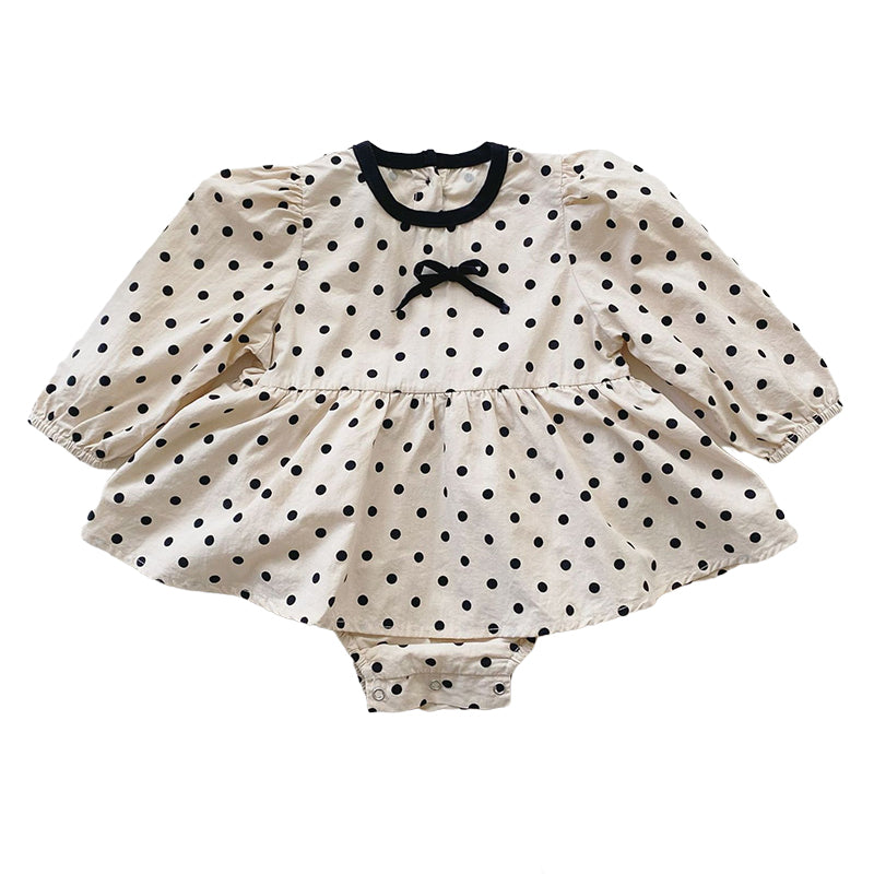 Baby Girls Polka dots Rompers Wholesale 230210279