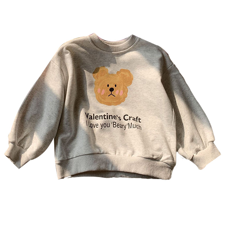 Baby Kid Girls Letters Cartoon Print Hoodies Sweatshirts Wholesale 230210284