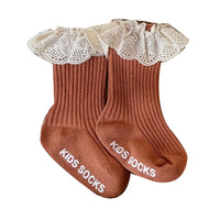 Load image into Gallery viewer, Girls Letters Lace Accessories Socks Wholesale 230210294
