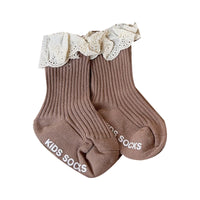 Load image into Gallery viewer, Girls Letters Lace Accessories Socks Wholesale 230210294
