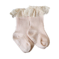 Load image into Gallery viewer, Girls Letters Lace Accessories Socks Wholesale 230210294
