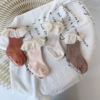Load image into Gallery viewer, Girls Letters Lace Accessories Socks Wholesale 230210294
