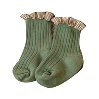 Load image into Gallery viewer, Girls Checked Accessories Socks Wholesale 230210321
