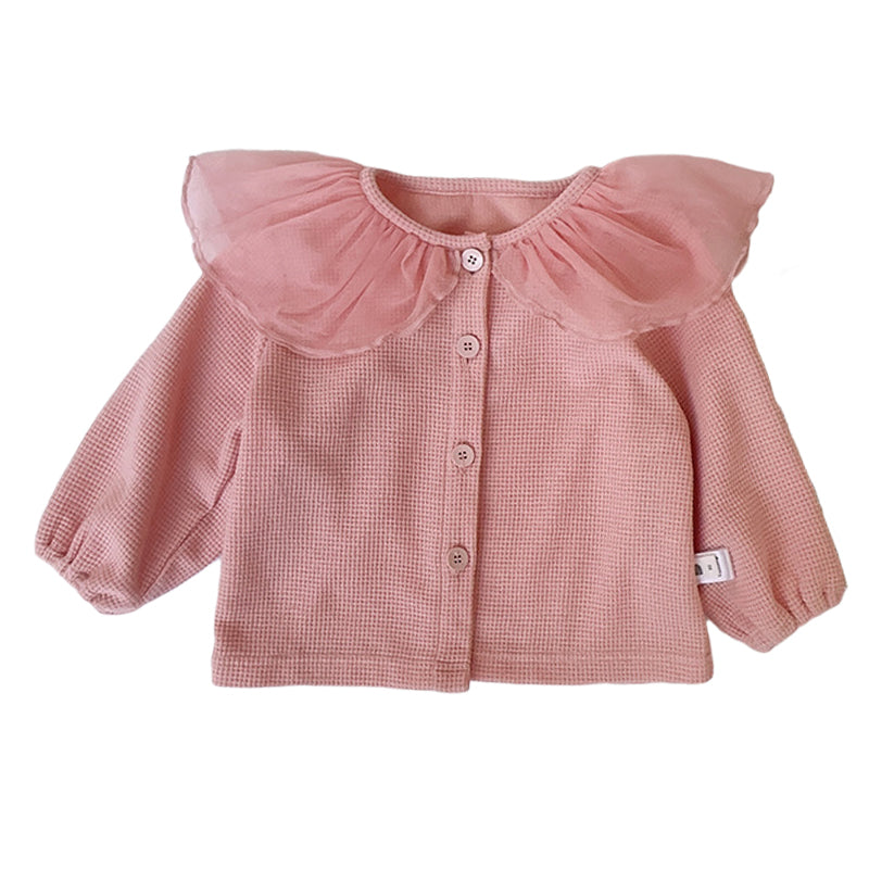 Baby Girls Lace Jackets Outwears Wholesale 230210389