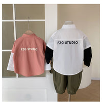 Load image into Gallery viewer, Baby Kid Boys Letters Shirts Wholesale 230210412
