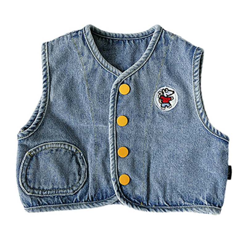 Baby Unisex Cartoon Vests Waistcoats Wholesale 23021054