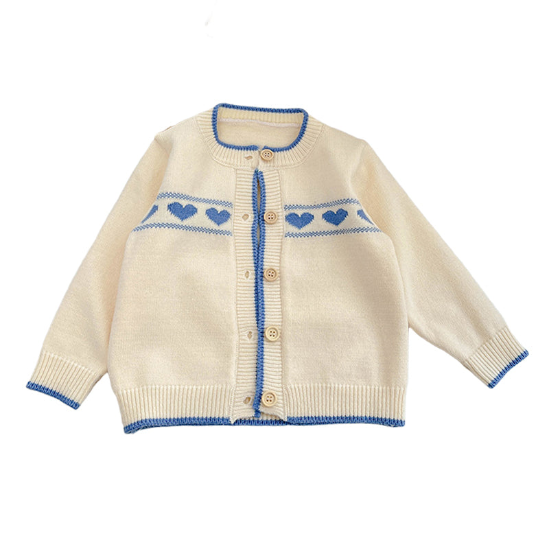 Baby Girls Love heart Crochet Cardigan Wholesale 23021071
