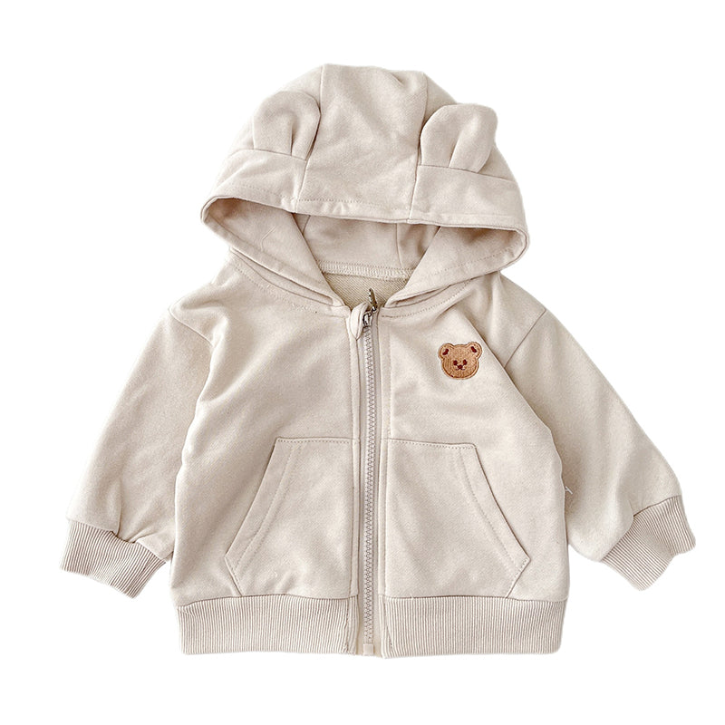 Baby Unisex Animals Embroidered Jackets Outwears Wholesale 23021080