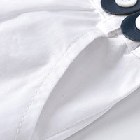 Load image into Gallery viewer, 2 Pieces Set Baby Kid Boys Birthday Bow Shirts And Checked Rompers Wholesale 23021301
