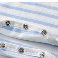 Load image into Gallery viewer, 3 Pieces Set Baby Boys Striped Rompers And Dinosaur Cartoon Embroidered Rompers And Hats Wholesale 23021311
