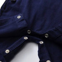 Load image into Gallery viewer, 3 Pieces Set Baby Boys Striped Rompers And Dinosaur Cartoon Embroidered Rompers And Hats Wholesale 23021311
