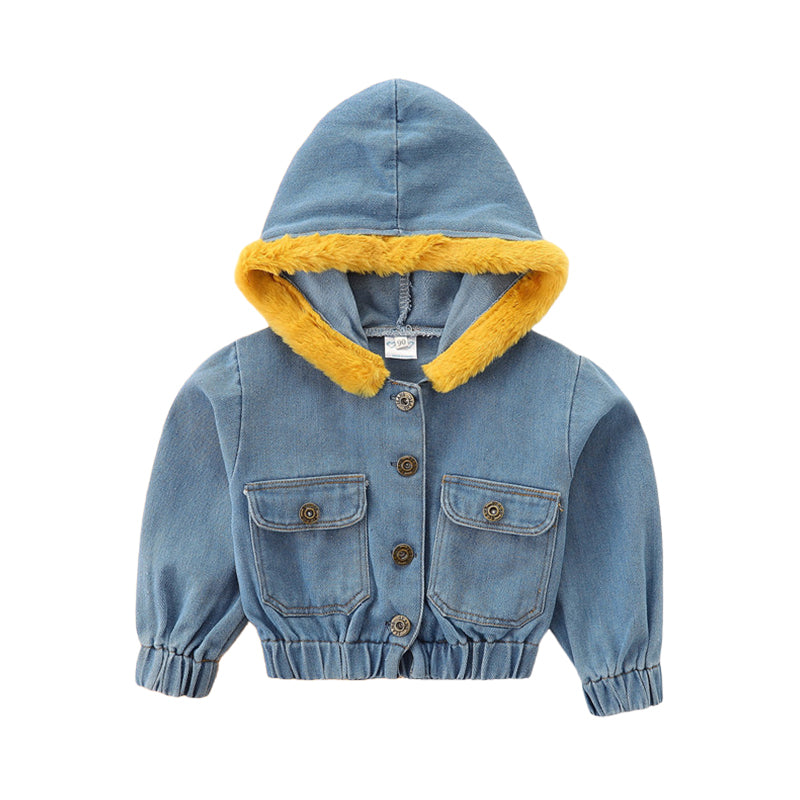 Baby Kid Girls Solid Color Jackets Outwears Wholesale 230213148